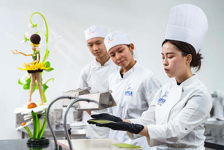 Chefs preparing food