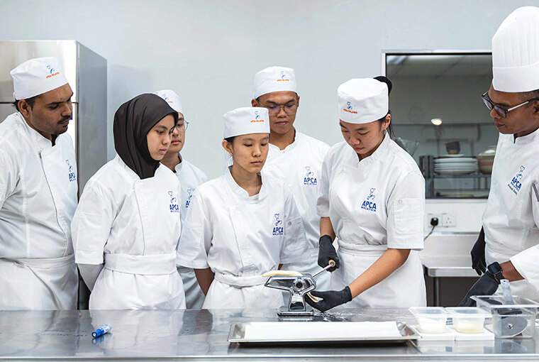 Chefs preparing food